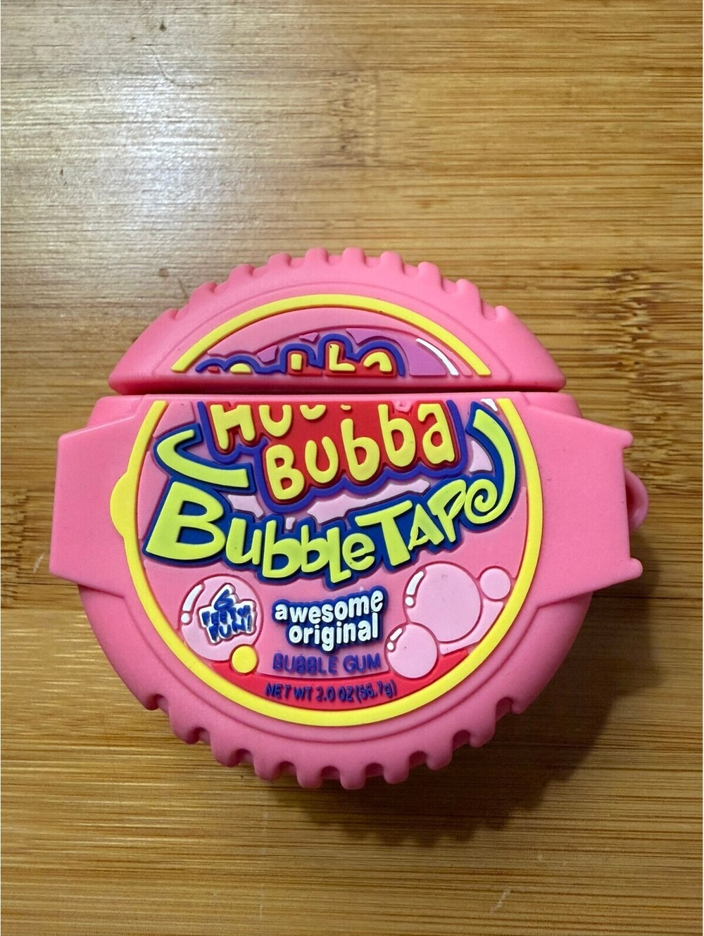 Hubba Bubba Bubble Keychain Airpods gen 1 -2 case or bag charm